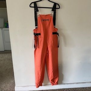 Trendy Orange Overalls (S)